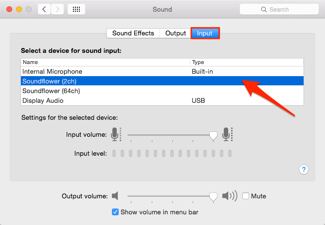 how to record sound output on mac